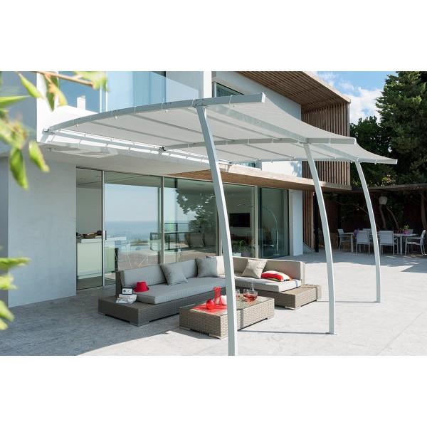 Pergola La Digue 3x4m Hesperide Grise