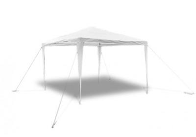 VidaXL Tonnelle Pavillon de jardin blanc 3x3m