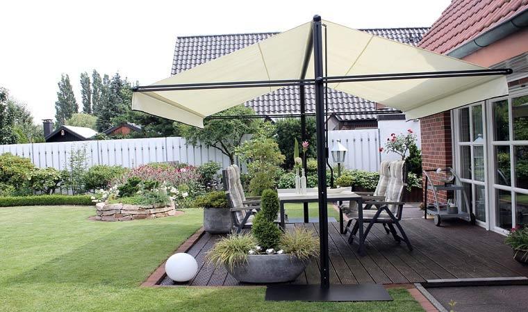 PARASOL DOUBLE STORES BANNES RABATTABLES Les tonne