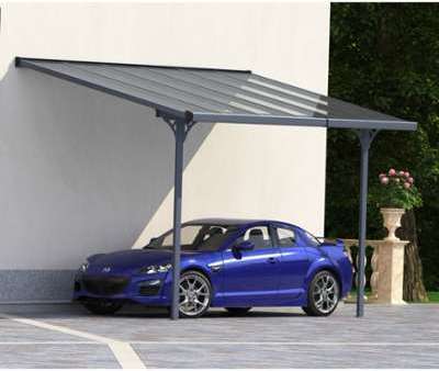 Pergola adossée ajustable - toit de terrasse en alu Pergola adossée ajustable