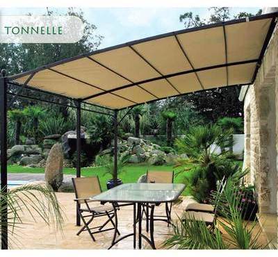 Structure 3x4m en acier galvanisée pour tonnelle a