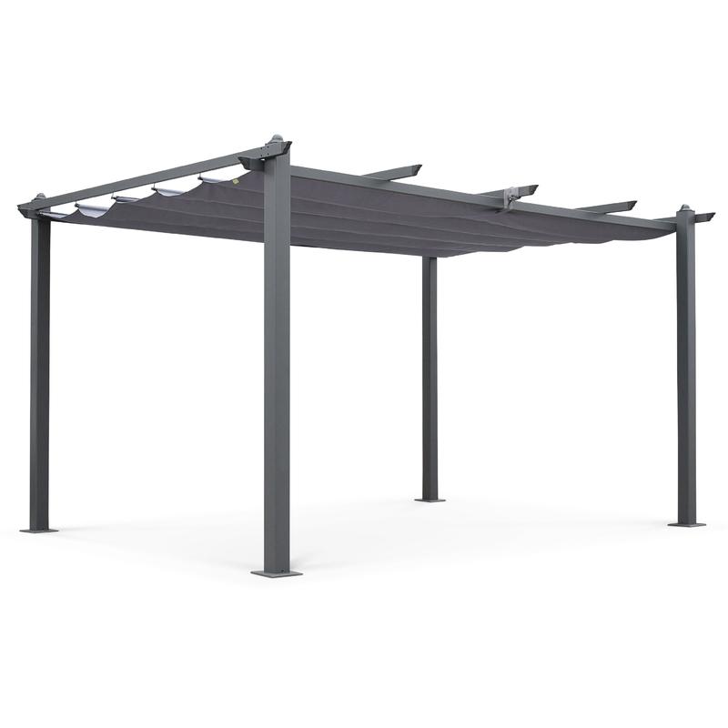Tente de jardin, pergola aluminium 3x4m Condate gr