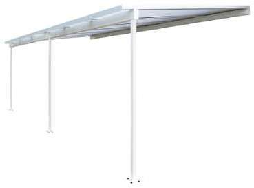Pergola en aluminium Blanche TOP PRIX - plusieurs largeurs Pergola en aluminium Blanche