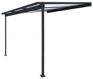 Pergola en aluminium Grise TOP PRIX - plusieurs largeurs Pergola en aluminium Grise