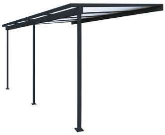 Pergola en aluminium Grise TOP PRIX - plusieurs largeurs Pergola en aluminium Grise
