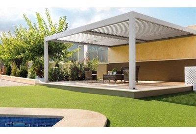 Pergola Bioclimatique Cyclades 150 4 piliers Duple