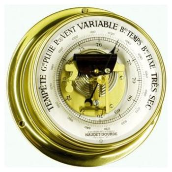Baromètre Luxe à collerette diam 155 mm NAUDET N-1-12-BC Baromètre Luxe à collerette