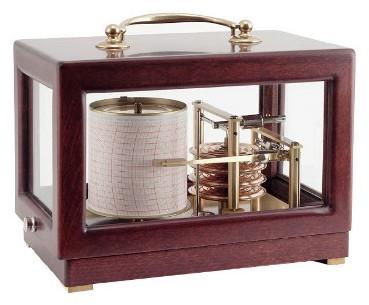 Barographe Baromètre enregistreur PM -Luxe- NAUDET Barographe Baromètre enregistreur