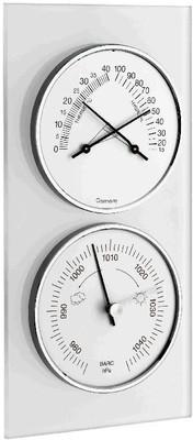 Baromètre Thermo Hygro sur verre sablé TFA T203022 Baromètre Thermo Hygro sur