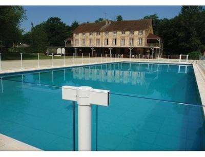 Cloture piscine transparente Swim Park SP03 en ver