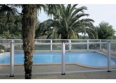 Cloture Piscine Transparente en VERRE 6 mm SP01