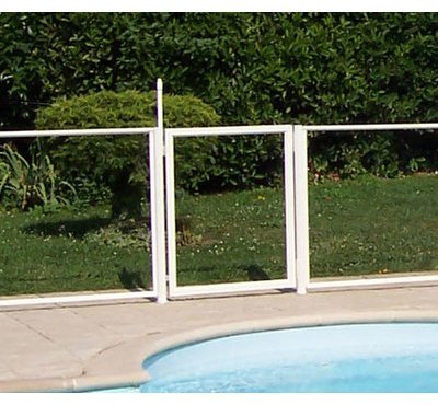 Portillon transparent pour barrière de piscine