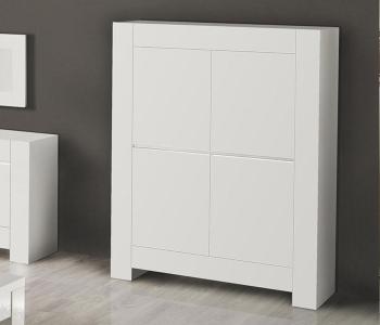 Buffet haut design blanc laqué TOTTI