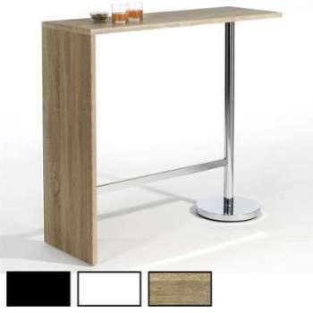 Table haute de bar RICARDO gris mat Table haute de bar RICARDO