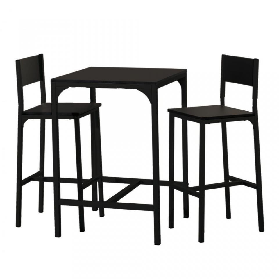 Set 1 table haute et 2 tabourets de bar Daiquiri