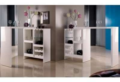 Meuble de bar extensible FIZZ II - MDF laqué - Col