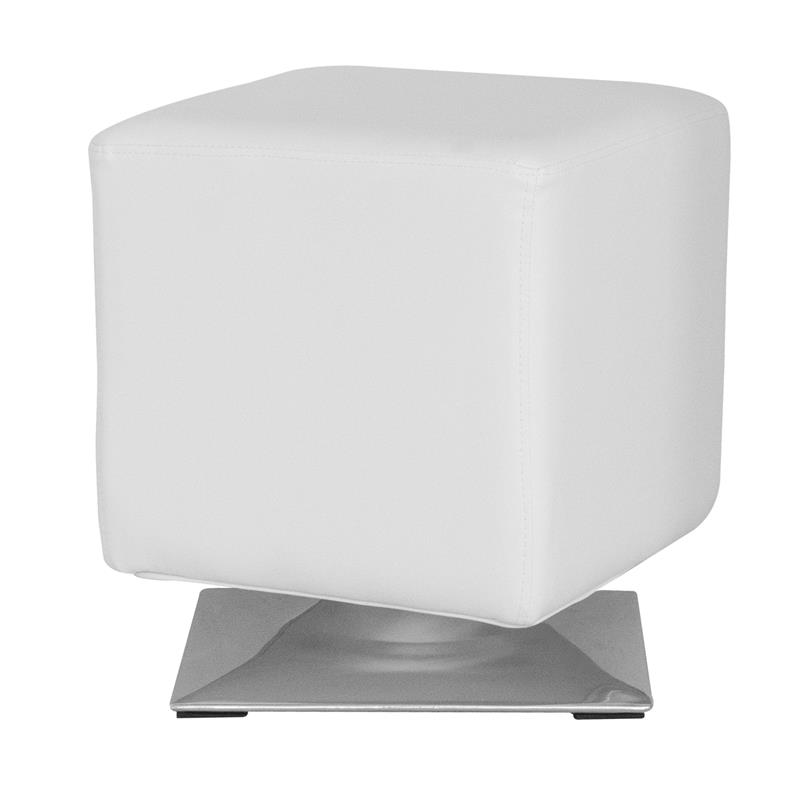 Pouf Repose-pied rembourré blanc M-61352 2145 Pouf Repose-pied rembourré