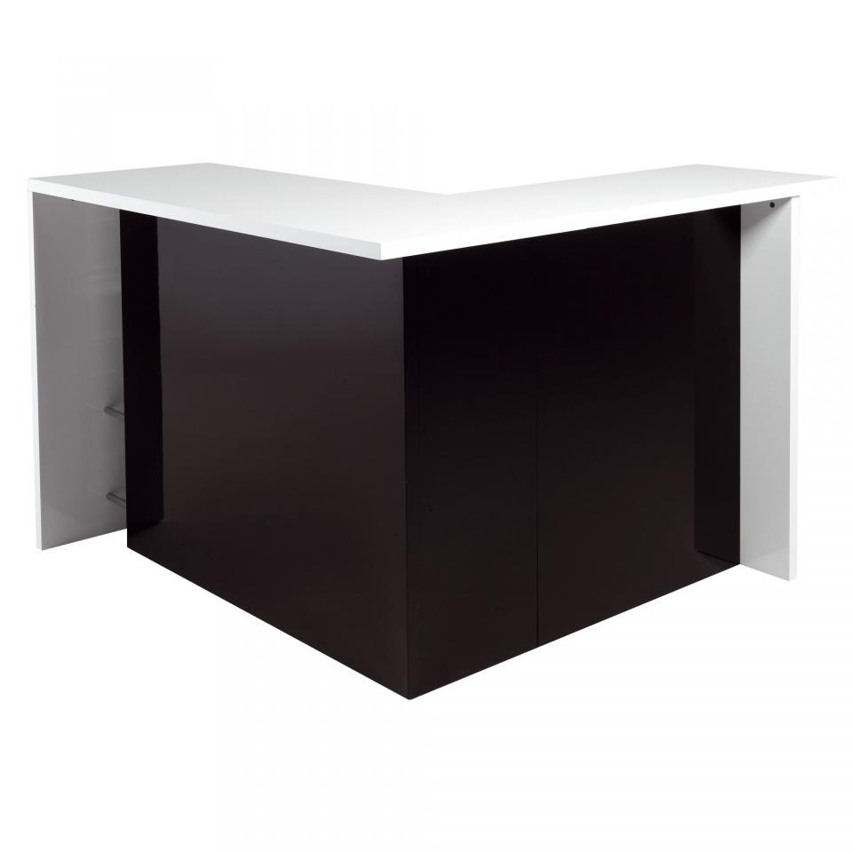 Bar en angle moderne Noir et Blanc