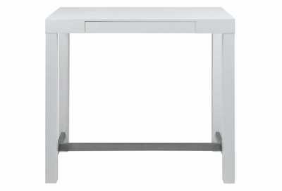 Table bar moderne avec 1 tiroir en bois coloris bl