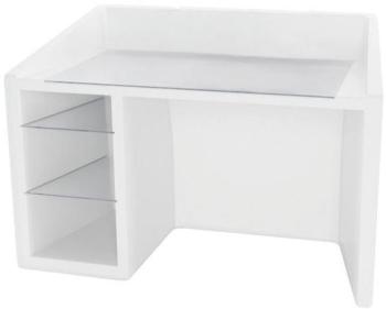 SLIDE comptoir de bar lumineux KANAL (Blanc - Poly