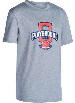 KIPSTA - Tee shirt Fast Playground gris