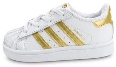 Adidas Superstar Bébé Blanche Et Or - Baskets/Tenn