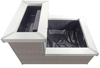 Ubbink Acqua Arte Dispositif deau Aveiro gris