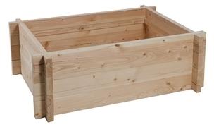 Tour en bois potager bassin aquatique 120 x 80 x 48 Tour en bois potager bassin