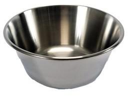 Bassine inox fond plat bords roulés 32 cm Bassine inox fond plat bords
