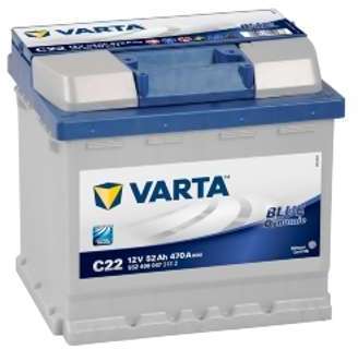 Batterie auto C22 12V 52ah 470A VARTA blue dynamic Batterie auto C22 12V 52ah