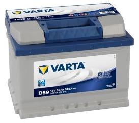 Batterie auto D59 12V 60ah 540A VARTA Blue dynamic Batterie auto D59 12V 60ah
