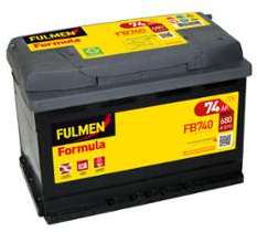 Batterie 12V 74Ah pour Renault Avantime 3.0 V6 09/