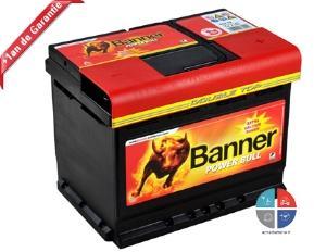 Batterie Auto 12v 62ah 540A Banner Power Bull P6219DT Batterie Auto 12v 62ah 540A