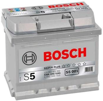 Batterie BOSCH Bosch S5001 52Ah 520A Batterie BOSCH Bosch S5001