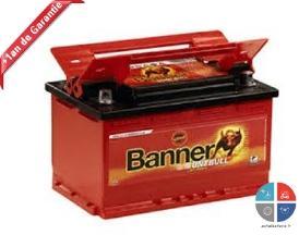 Batterie auto 12v 69ah 520A Banner Uni Bull 50300 Batterie auto 12v 69ah 520A