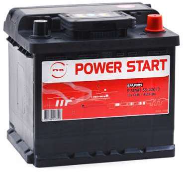Batterie de démarrage P-Start 50-420/0 12V 50Ah +D