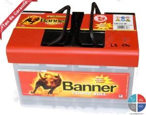Batterie Auto 12v 77ah 680A Banner Power pro P7740 Batterie Auto 12v 77ah 680A