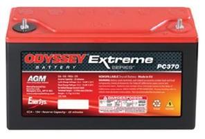 Batterie 12v 15ah 891A Odyssey PC370 Extreme Racing Batterie 12v 15ah 891A Odyssey