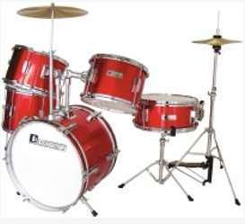 DIMAVERY JDS-305 Kids Drum Set, red