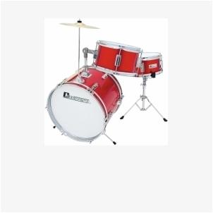 DIMAVERY JDS-203 Kids Drum Set, red