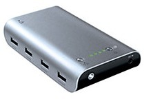 I.Sound OnGo 8000 mAh Argent - Batterie 4 Ports 1A