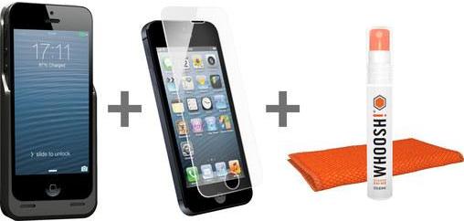 MasterPack Noir pour iPhone 5 / 5s / SE - Batterie