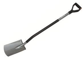 FISKARS Bêche ergonomique, à bord rond, longueur: