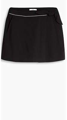 Jupe short fluide effet portefeuille