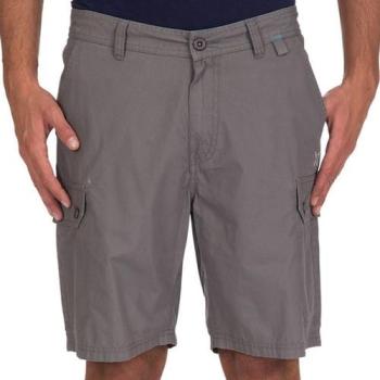 Short Cargo Coton Demi Elastique Marfac Gris Fonce