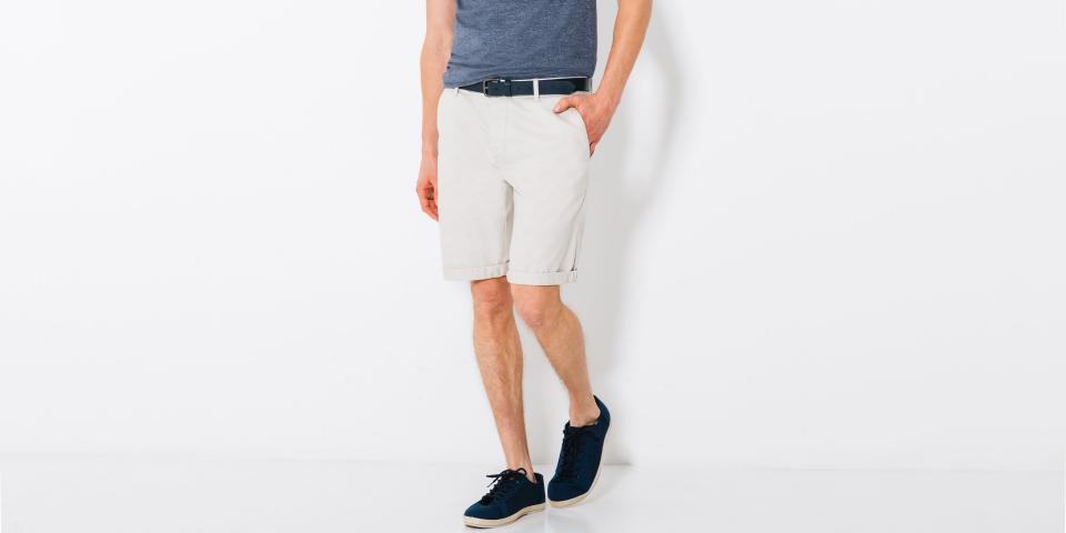 Bermuda chino Beige Homme