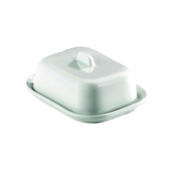 Mini beurrier 10 cm avec couvercle en porcelaine b