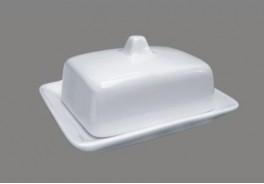 Lot de 2 beurriers miniatures porcelaine