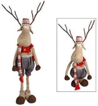 Figurine ELAN Debout Mâle Téléscopique HT85cm Figurine ELAN Debout Mâle