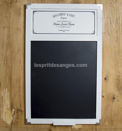 Tableau noir Shabby-Chic Dimensions 35 x 55 x 3 cm